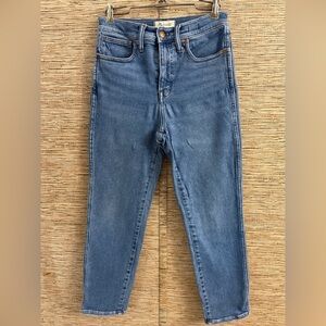 Madewell Jeans Women 26x26 Stovepipe Crop Blue Harsdale High Rise